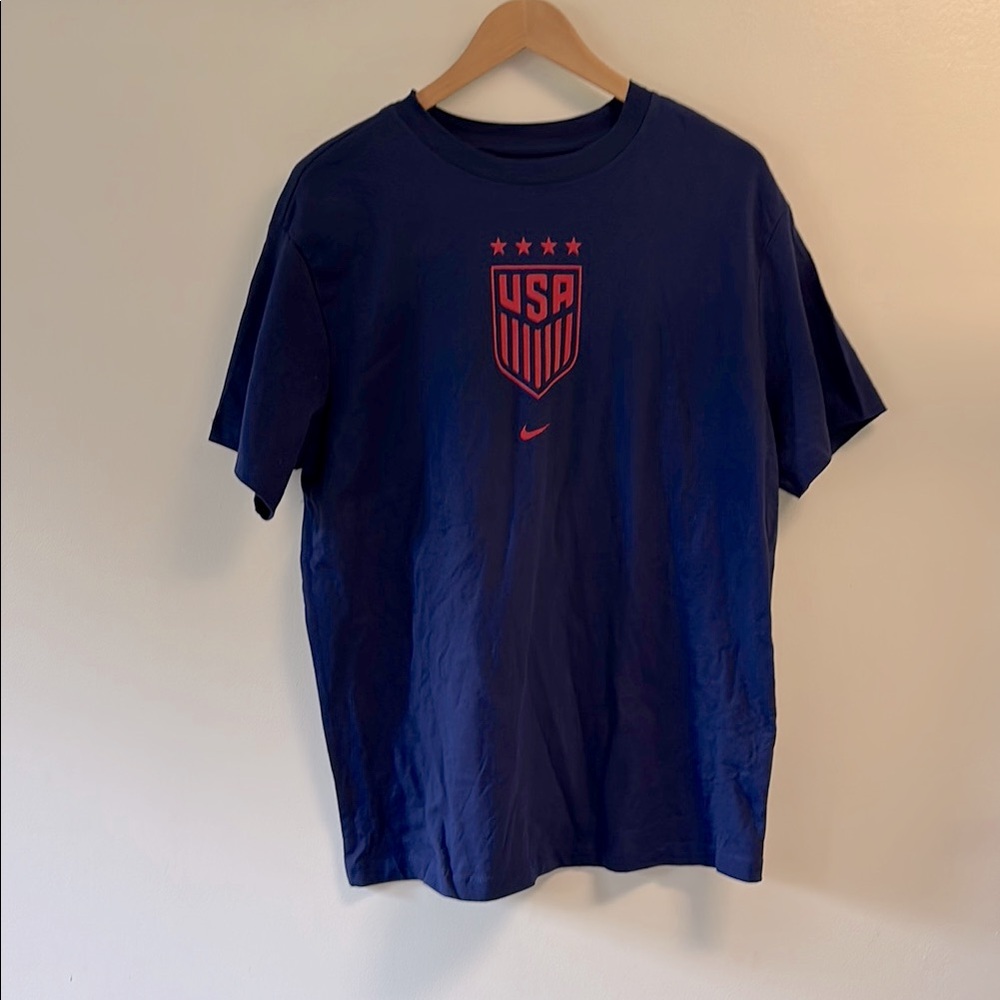 Nike Men's Navy USA Shield T-Shirt